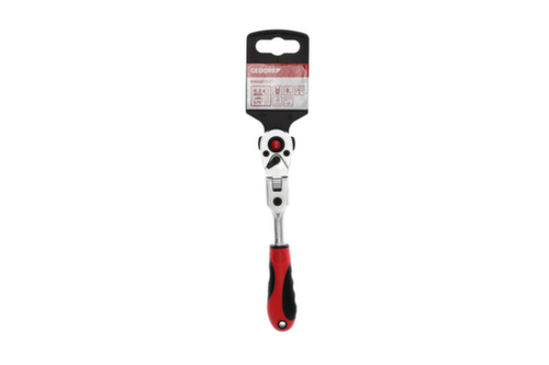 GEDORE RED R40120027 Cliquet réversible à articulation bicomposante 1/4 163 mm RSW5