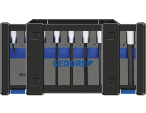 GEDORE IN 19-009 Jeu de tournevis 1/2" 9 pièces