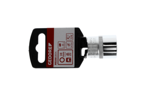 R51001804 Douille 3/8" 6 pans 18 mm Longueur 30 mm