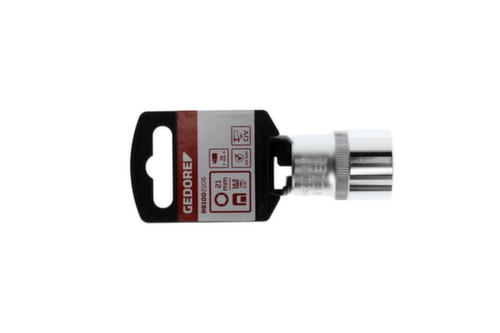 GEDORE RED R61002106 Douille 1/2" 6 pans 21 mm longueur 38 mm