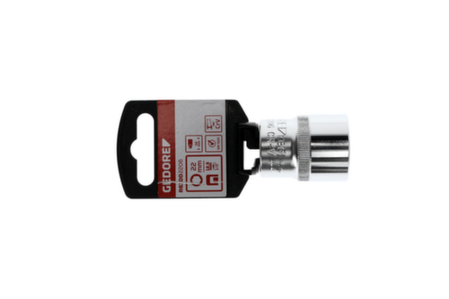 R61002206 Douille 1/2" 6 pans 22 mm Longueur 38 mm