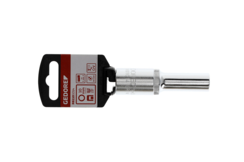 R61101014 Douille 1/2" 12 pans 10 mm Longueur 77 mm