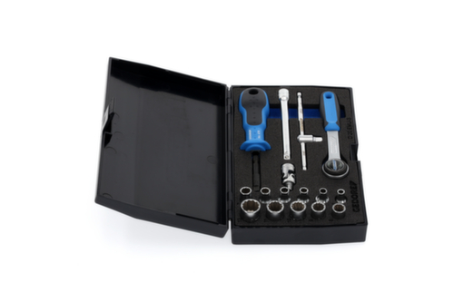 GEDORE D 20 EMU-3 Jeu de clés à douilles 1/4" 17 pièces profil UD 4-13 mm