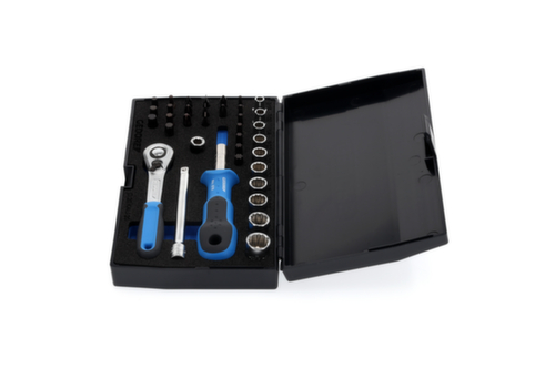 D 20 KAU-20 Jeu de douilles 1/4" 37 pièces UD-IN-IS-PH-PZ-TX