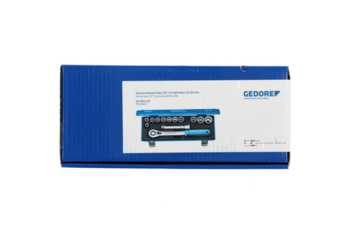 GEDORE 19 PME-20 Jeu de clés à douilles 1/2"