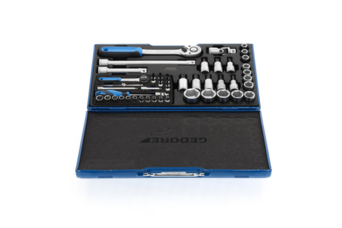 19 V20 U-10 Jeu de clés à douilles 1/4"+1/2" 50 pièces 4-30 mm