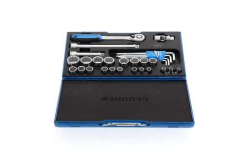 D 19 WAU-20 Jeu de douilles 1/2" 31 pièces UD 5/16-1.1/4