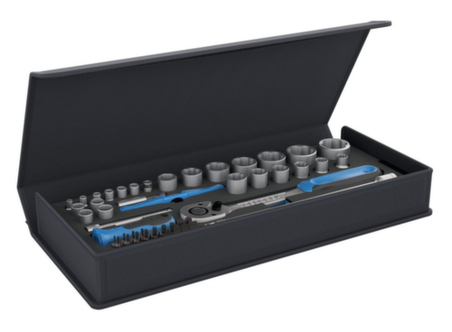 TC 19-20-MU-10 Jeu de douilles 1/4"+1/2" 52 pièces