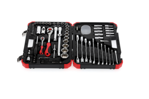 GEDORE R46003092 Jeu de clés à douilles 1/4"+1/2" 92 pièces