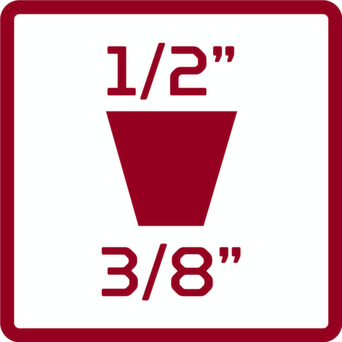 R67131002 Jeu d'adaptateurs de réduction/agrandissement 6in2 2 pièces