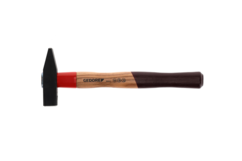 Marteau de serrurier GEDORE 600 H-500 ROTBAND-PLUS avec manche en hickory