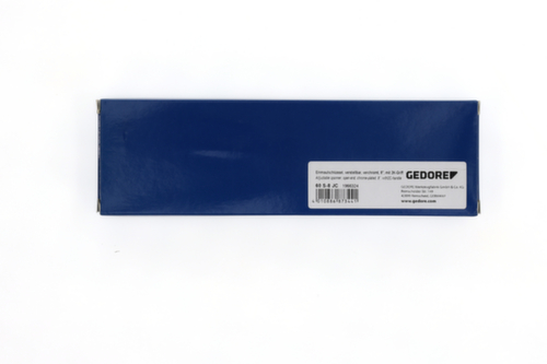GEDORE 60 S 8 JC Clé à fourche 8" réglable chromée 2K poignée