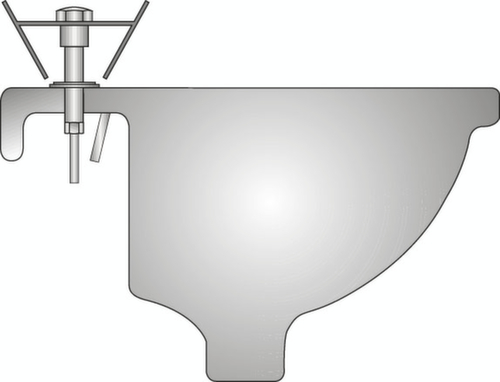 GEDORE 316500 Clé à écrou pour robinet à pied 260 mm