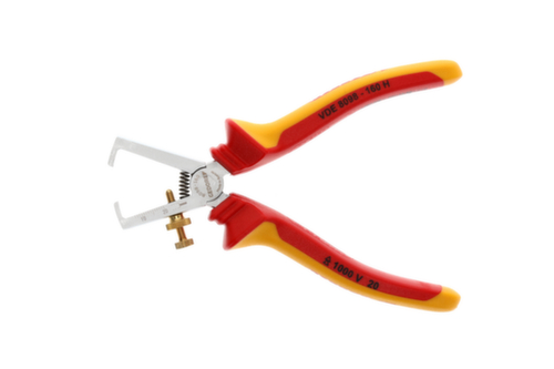 GEDORE VDE 8098-160 H Pince à dénuder VDE avec isolation par gaine 160 mm