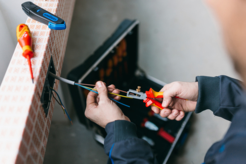 GEDORE VDE 8098-160 H Pince à dénuder VDE avec isolation par gaine 160 mm