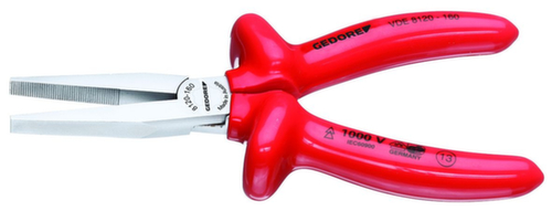 VDE 8120-160 Pince plate VDE à isolation par immersion 160 mm