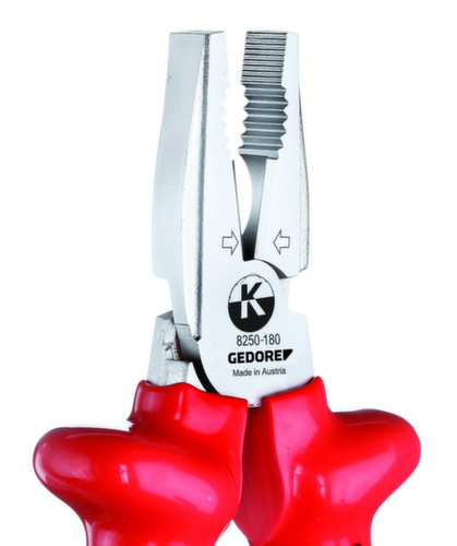 VDE 8250-180 Pince combinée VDE Kraft avec isolation par immersion 180 mm