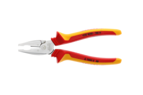 GEDORE VDE 8250-180 H Pince combinée de force VDE avec isolation par gaine 180 mm