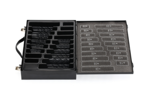 GEDORE RED R93500170 Jeu de forets hélicoïdaux Ø 1-10mm 0.5 pas 170 pièces