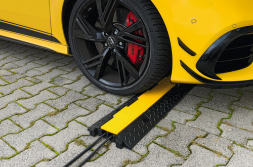 Moravia Pont de câbles MORION, largeur 1000 mm, noir/jaune