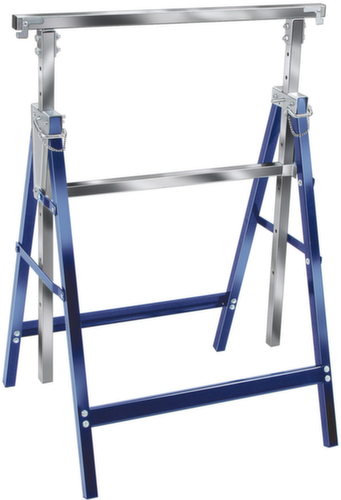 Brennenstuhl tréteau de chantier à hauteur réglable, force 160 kg, acier