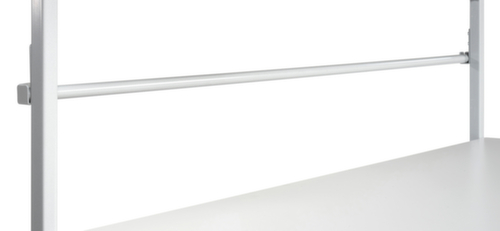 Treston Table d'emballage complète avec plaque perforée et dispositif de déroulement, largeur x profondeur 1800 x 900 mm