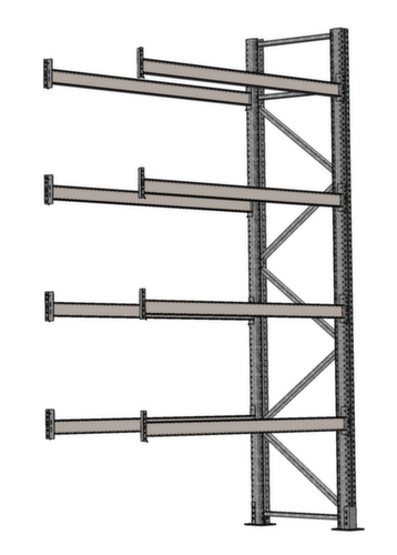 SCHULTE Rayonnage à palettes pour 10 palettes, largeur 1950 mm, 5 niveaux de stockage