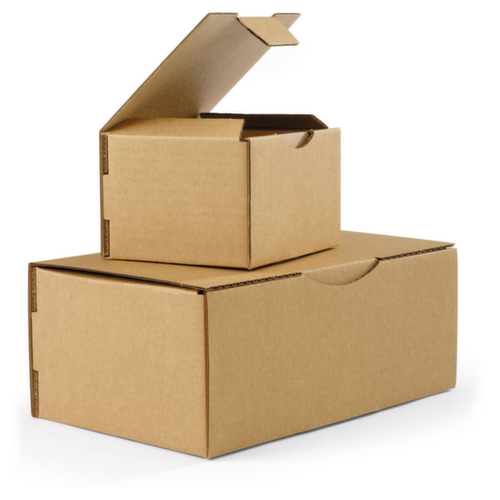 Caisse en carton ondulé 1 cannelure, 1 onde, 240 x 170 x 150 mm