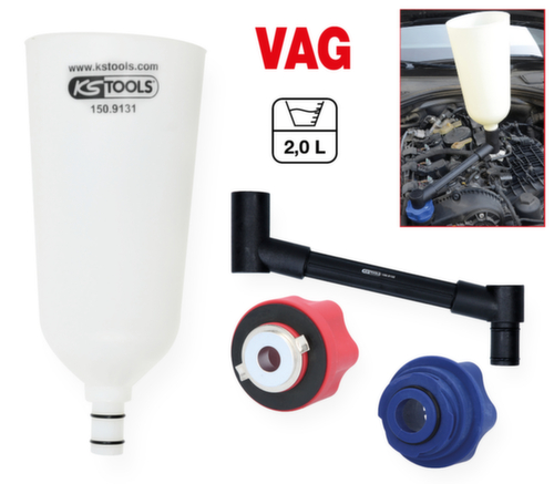 KS Tools Oil filler funnel set