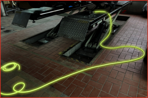 KS Tools Signal compressed air hose 10m