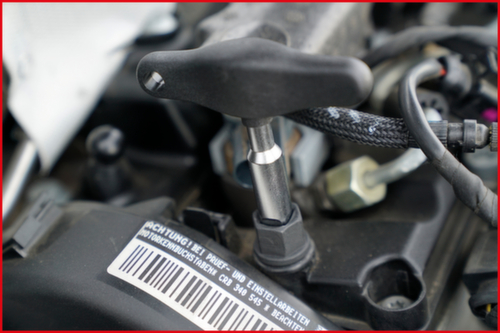 KS Tools 3/8" oil service special profile set for plastic oil drain plugs