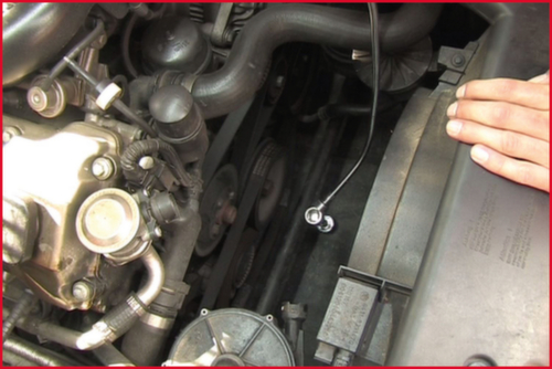 KS Tools Flexible and telescopic magnetic holder and inspection mirror set