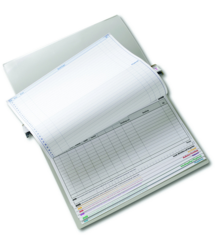 BOI Dossier de soins signal-line à suspendre, gris