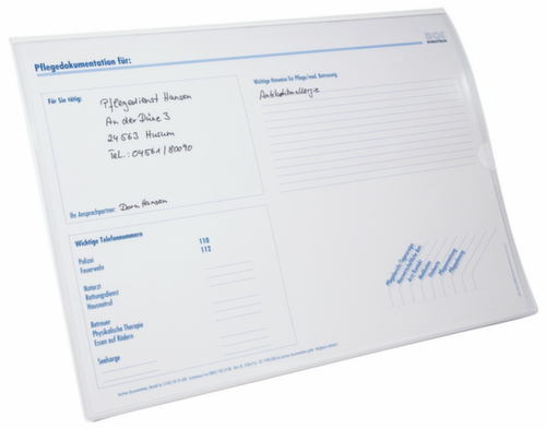 BOI Chemise porte-documents economy-line, blanc