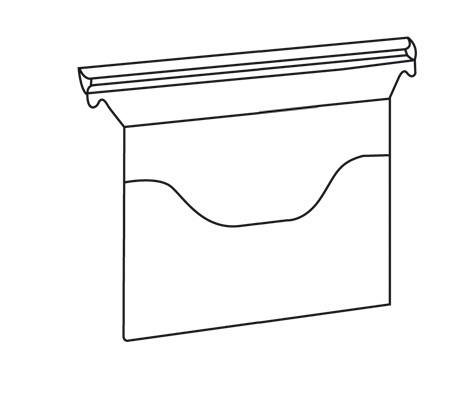 EICHNER Pochette transparente pour rendez-vous en plastique transparent