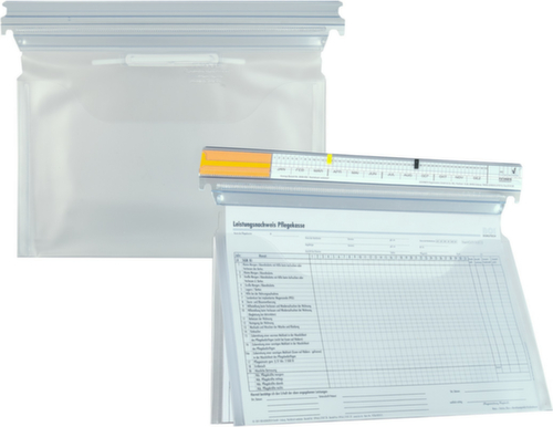 EICHNER Pochette transparente pour rendez-vous, transparent, DIN A4