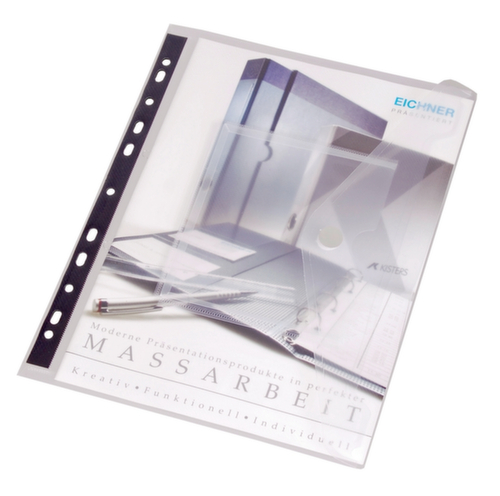 EICHNER Pochette transparente pour documents, transparent, DIN A4