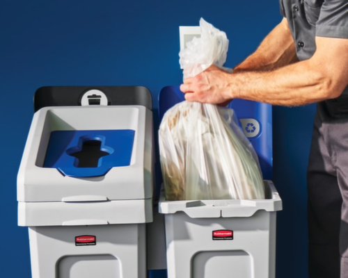 Rubbermaid Poubelle Slim Jim® Starter, 87 l, gris