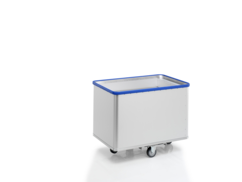 Gmöhling Chariot conteneur aluminium G®-ERGO à tablette sur ressort