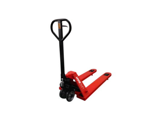 UDOBÄR Transpalette, 2500 kg force, polyuréthane/nylon