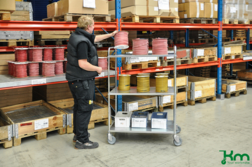 Kongamek Chariot à étagères léger