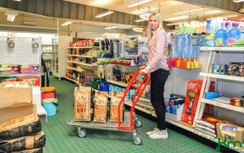 Kongamek Chariot avec barre de poussée pour fortes charges