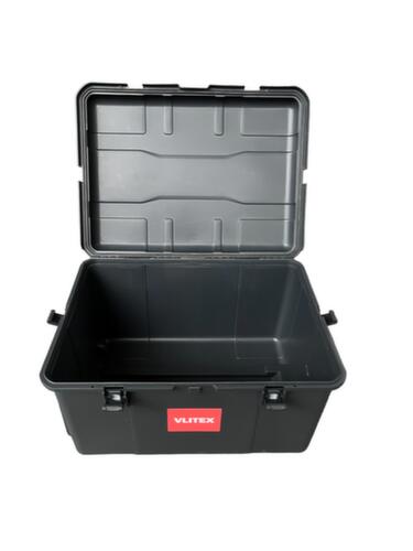 VLITEX Bac sur roulettes de sécurité pour couverture antifeu