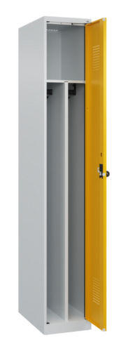 C+P Armoire vestiaire noir-blanc Evolo PLUS à même le sol