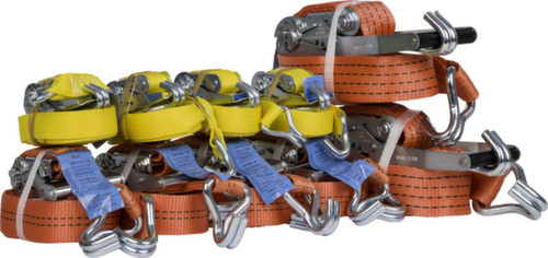 8 sangles d'arrimage avec cliquet