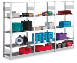 META Rayonnage sans boulons extensible charge max. par tablette 80 kg