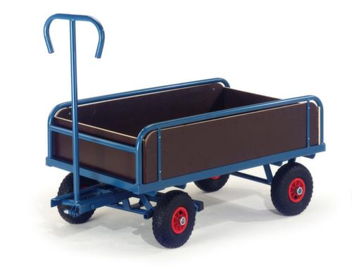 Rollcart Chariot à timon 2 axes avec direction