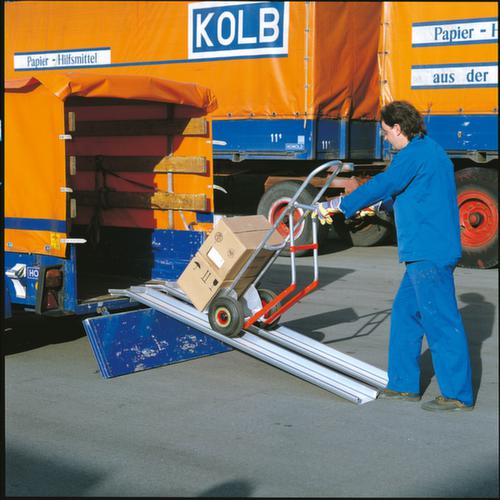 Rampe de chargement légère avec surface d'appui et butée de sécurité