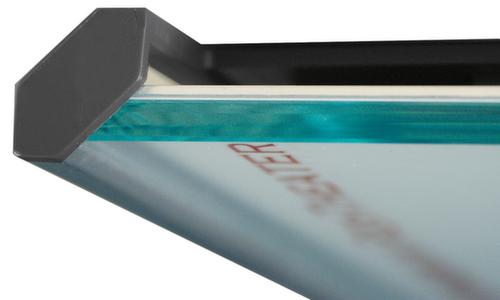 Plaque de porte Box en verre de sécurité