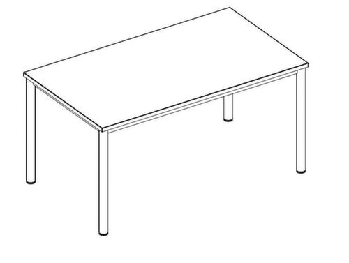 Nowy Styl Bureau E10 avec piètement 4 pieds